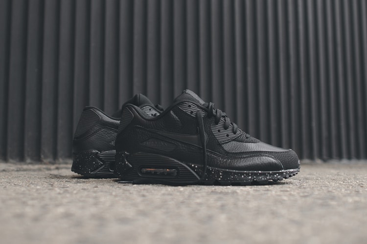 Nike Air Max 90 Premium Black/Metallic Silver