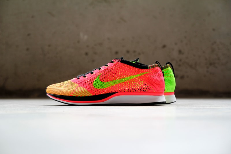 Nike Flyknit Racer Hyper Punch/Volt 