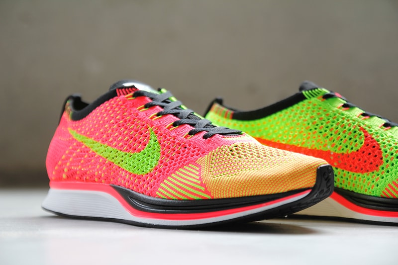 Nike Flyknit Racer Hyper Punch/Volt 