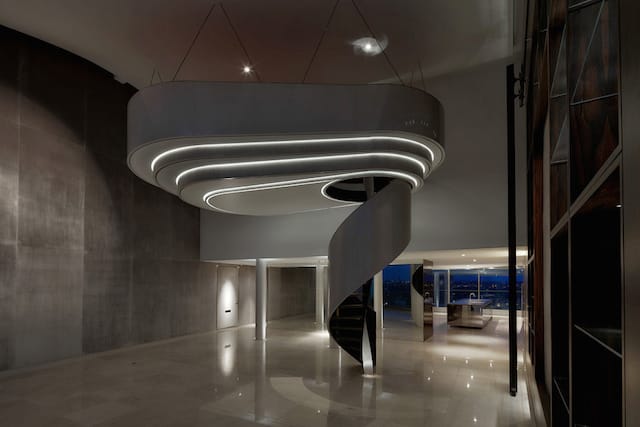 Spiral Pod Staircase by Foster Lomas Architects