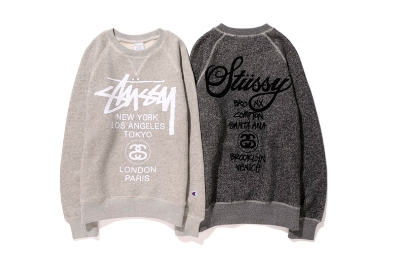 Stussy x Champion Japan 2014 Fall/Winter Fleece Collection