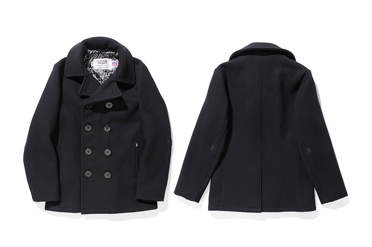 Stussy x Schott 2014 Fall Pea Coat