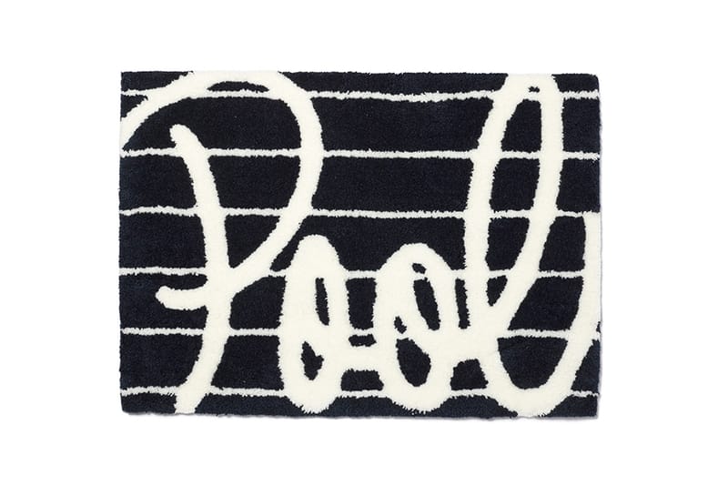 the POOL aoyama "Pool" Logo Rug