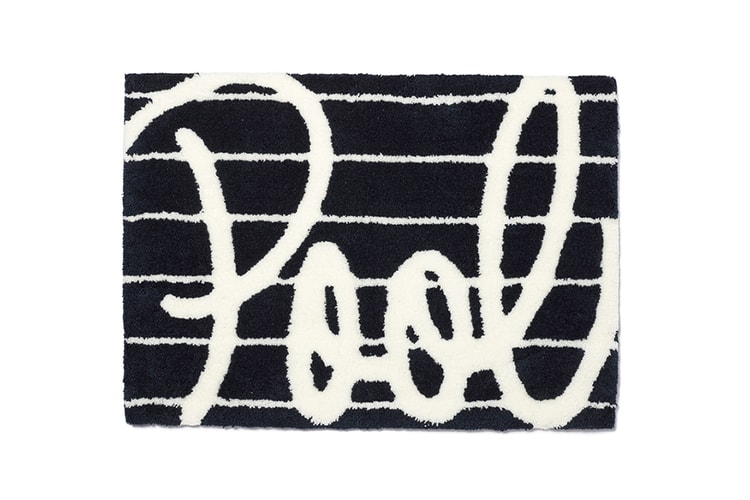 the POOL aoyama "Pool" Logo Rug