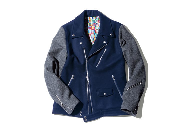 uniform experiment 2014 Fall/Winter Wool Melton Double Riders Blouson