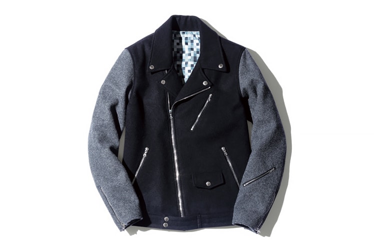 uniform experiment 2014 Fall/Winter Wool Melton Double Riders Blouson