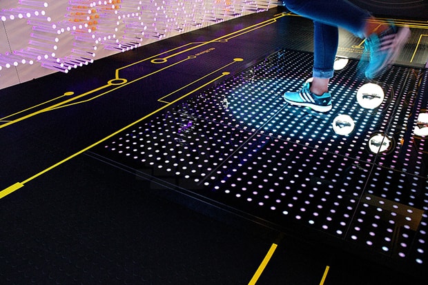 Urbantainer Lights Up adidas Flagship Store with Boost Energy Lab