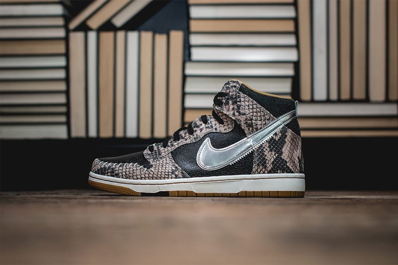 nike dunk high cmft snakeskin