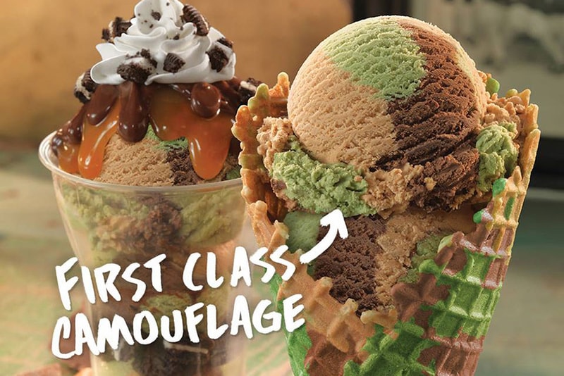 Baskin-Robbins First Class Camouflage Ice Cream
