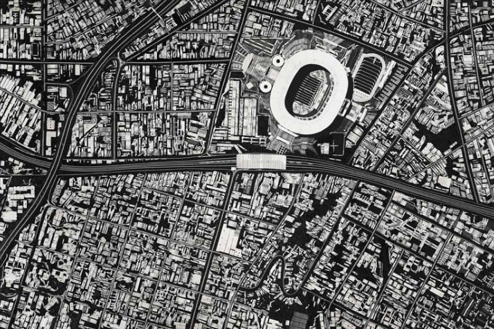 Damien Hirst Uses Scalpels to Design Cityscapes