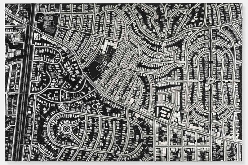 Damien Hirst Uses Scalpels to Design Cityscapes 