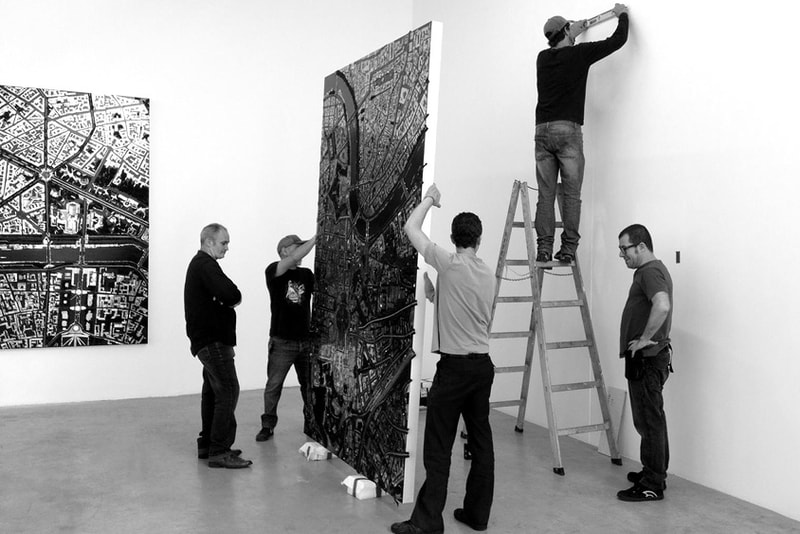 Damien Hirst Uses Scalpels to Design Cityscapes 