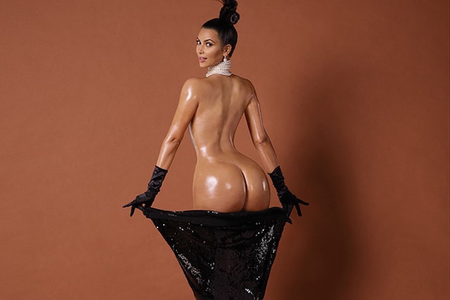 Kim Kardashian Goes Full Frontal Nude for PAPER Magazine