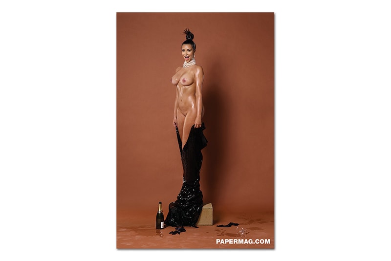 Kim Kardashian Goes Full Frontal Nude for PAPER Magazine 