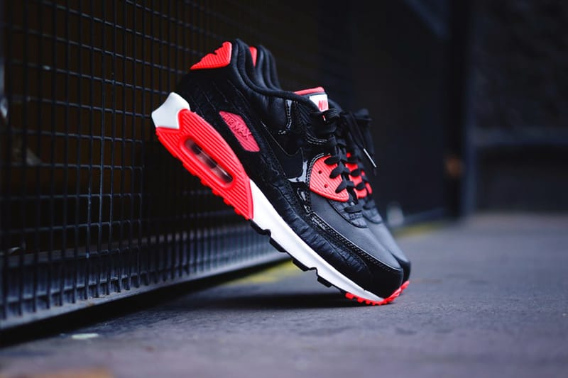 air max 90 black croc infrared