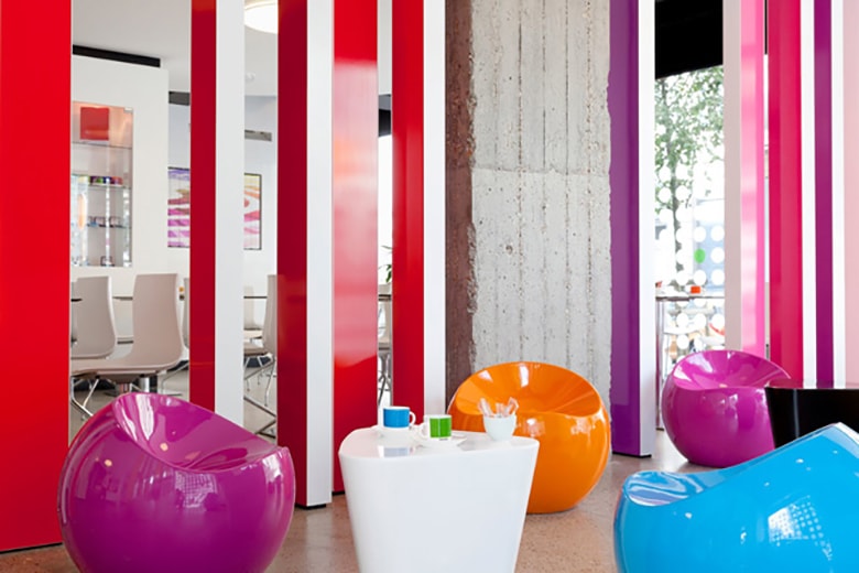 Coloring The Pantone Hotel in Brussels