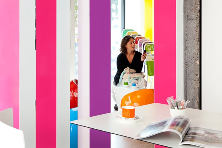 Coloring The Pantone Hotel in Brussels