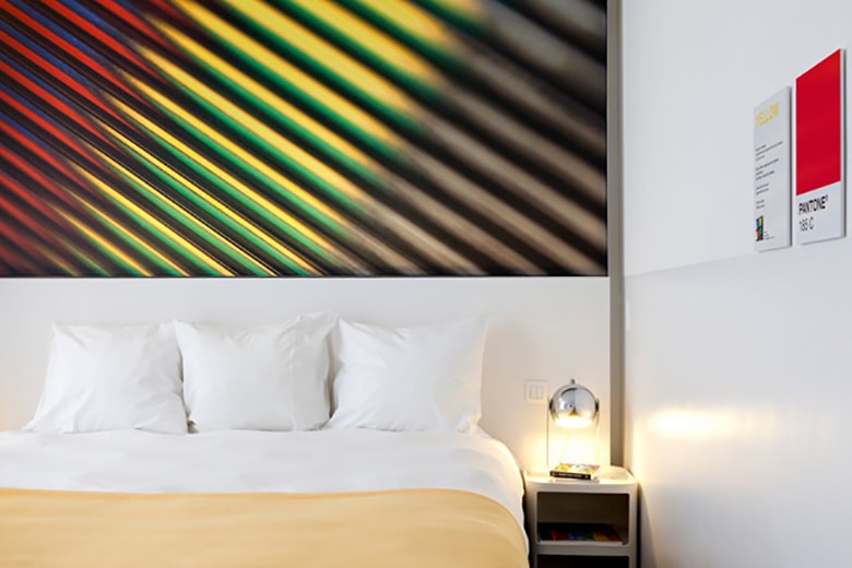 Coloring The Pantone Hotel in Brussels