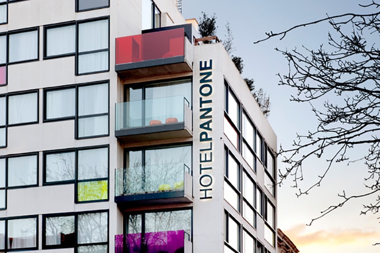 Coloring The Pantone Hotel in Brussels
