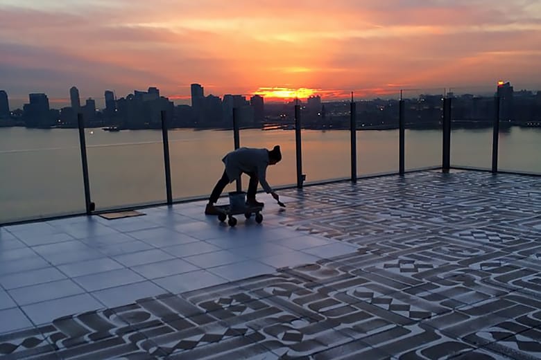 Rostarr's Rooftop Mural for The Standard Hotel 