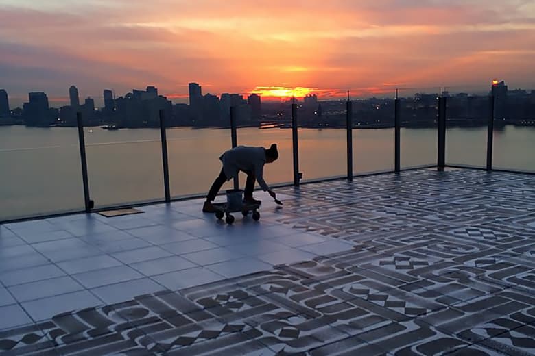 Rostarr's Rooftop Mural for The Standard Hotel