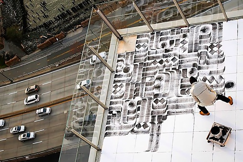 Rostarr's Rooftop Mural for The Standard Hotel 