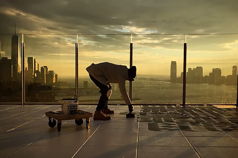 Rostarr's Rooftop Mural for The Standard Hotel