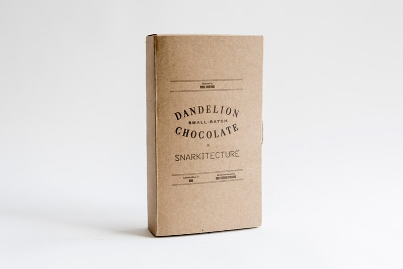 Cool Hunting x Snarkitecture x Dandelion Chocolate "Break Bar"