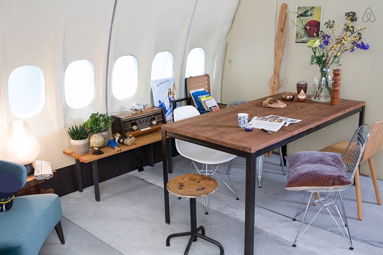 Stay in a Refurbished KLM Plane with Airbnb