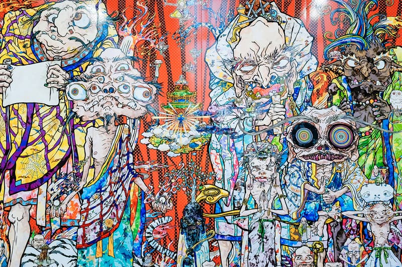 Takashi Murakami "In the Land of the Dead, Stepping on the Tail of a Rainbow" @ Gagosian Gallery New York