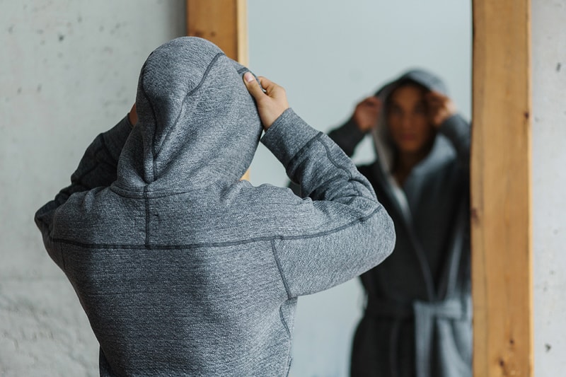 wings+horns Cabin Fleece Robe