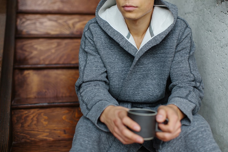 wings+horns Cabin Fleece Robe