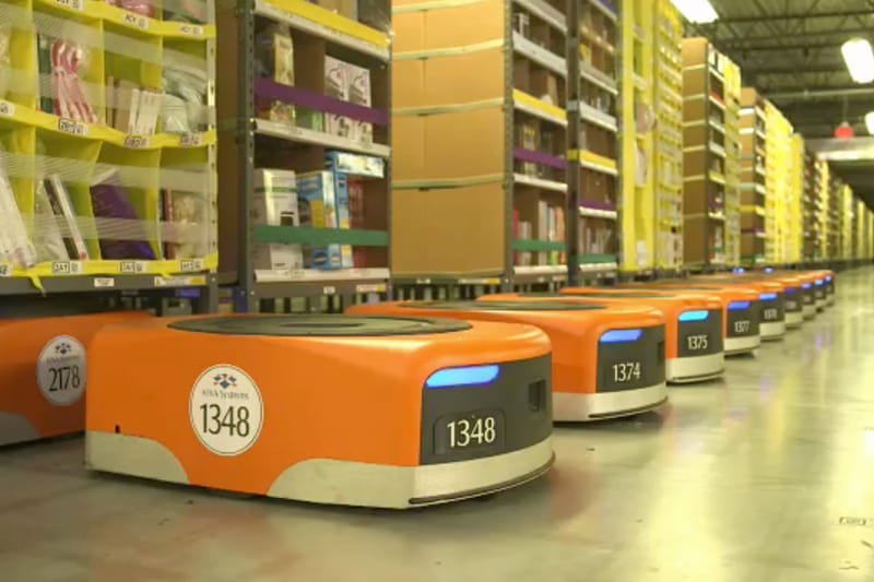A Look at How Amazon Uses Robots to Process Your Order