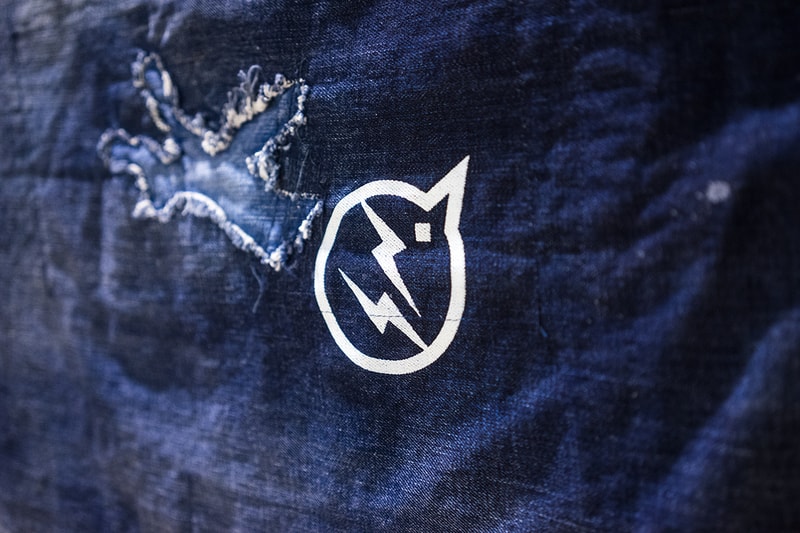 CLOT x DENIM BY VANQUISH & FRAGMENT "RGB Pattern" Washed Jeans