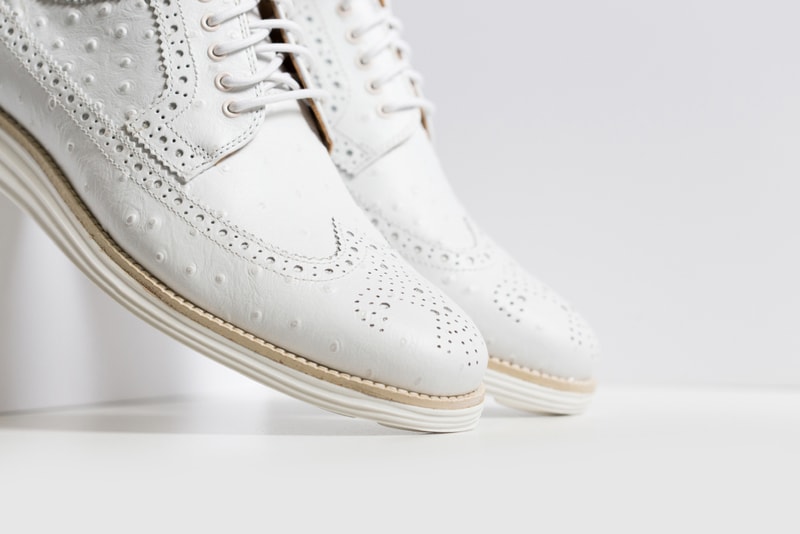 Cole Haan Lunargrand Long Wingtip Ostrich Pack