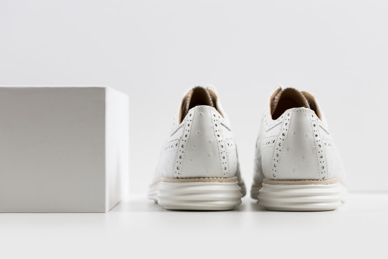 Cole Haan Lunargrand Long Wingtip Ostrich Pack