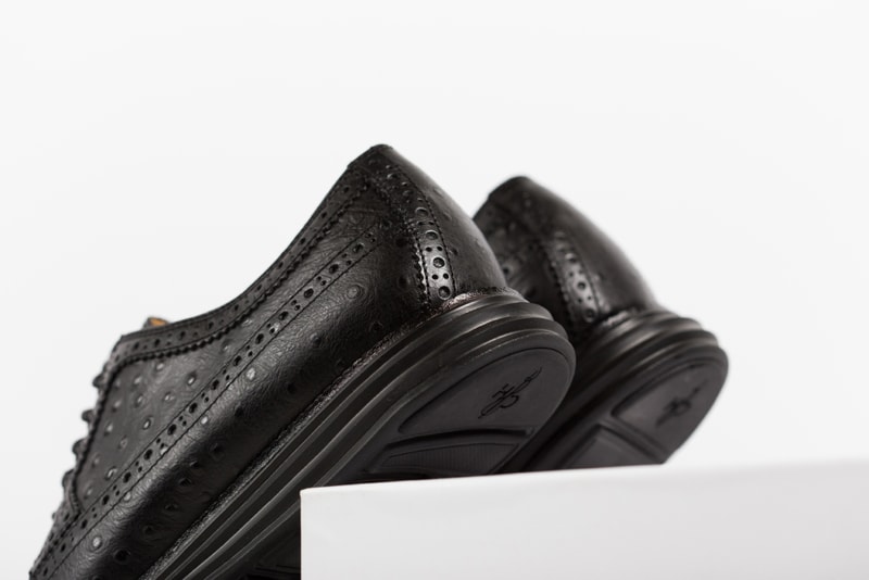 Cole Haan Lunargrand Long Wingtip Ostrich Pack
