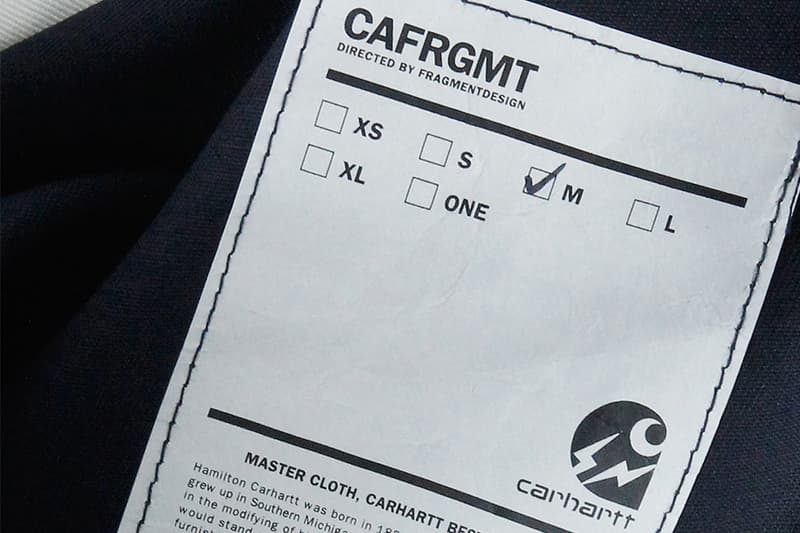 fragment design & Carhartt WIP Tease Their 2014 Fall/Winter "CAFRGMT" Collaboration