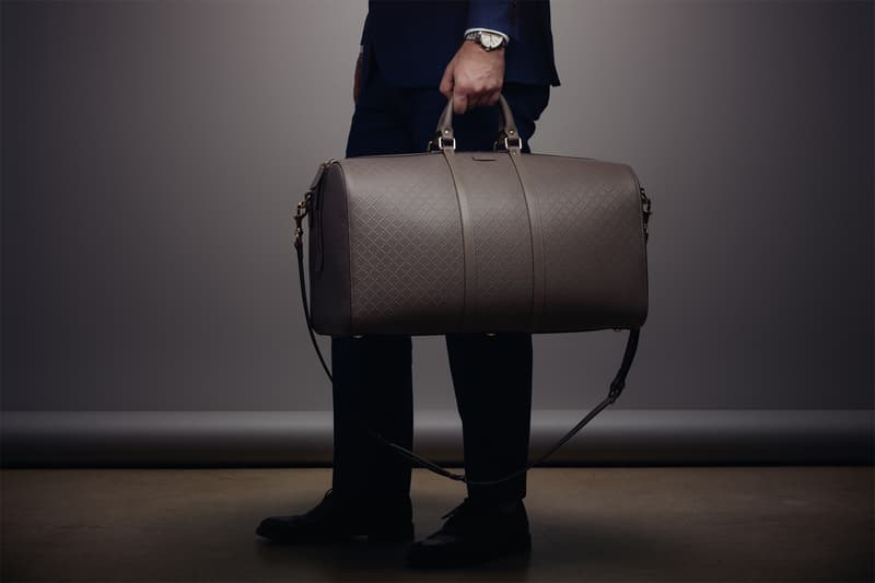 Gucci Presents the G-Chrono Collection and Bright Diamante Leather Duffle