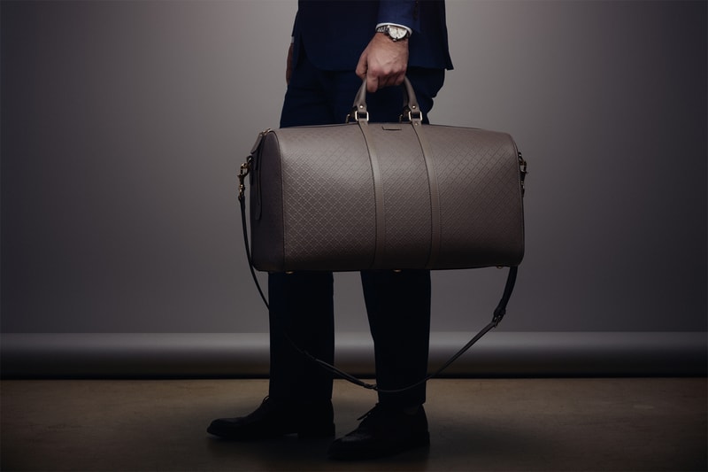 Gucci Presents the G-Chrono Collection and Bright Diamante Leather Duffle