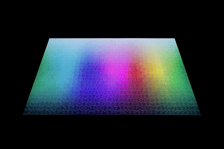 Illustrator Clemens Habicht Designs a 1,000-Piece CMYK Color Gamut Jigsaw Puzzle