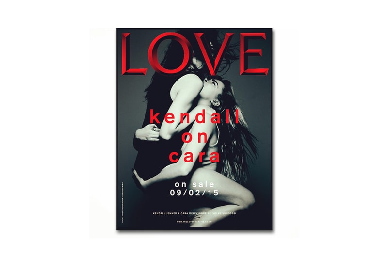 Kendall Jenner and Cara Delevingne Cover LOVE Magazine