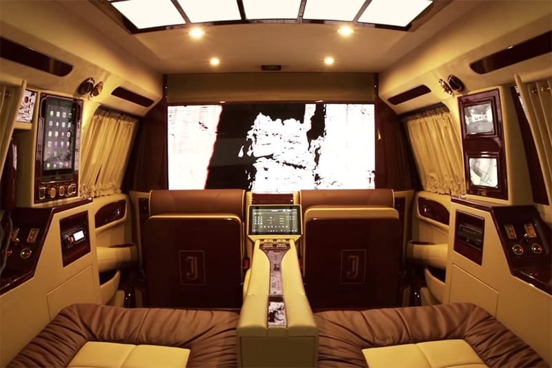 Lexani's Concept One Curve Converts a 2015 Cadillac Escalade Into a Home Theater