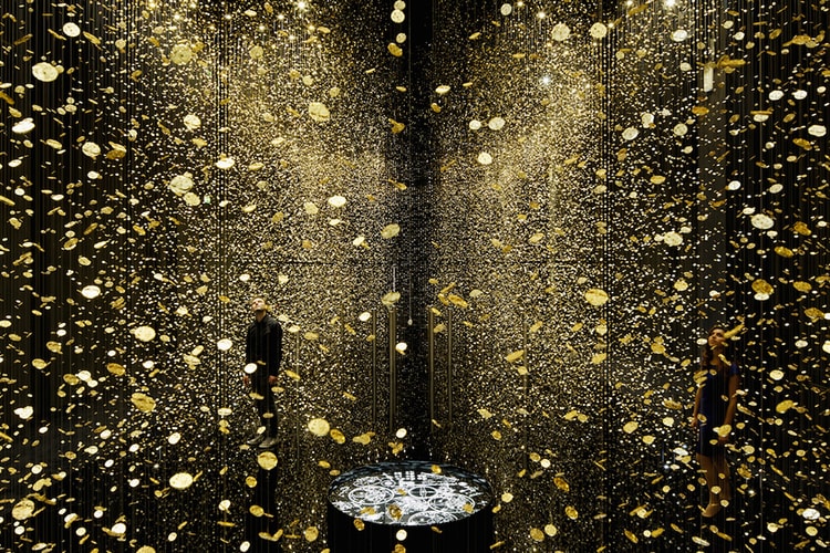 "LIGHT IS TIME" Installation is Composed of 80,000 Watch Parts