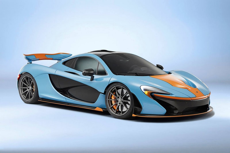 McLaren P1 in Gulf Oil Racing Color Scheme