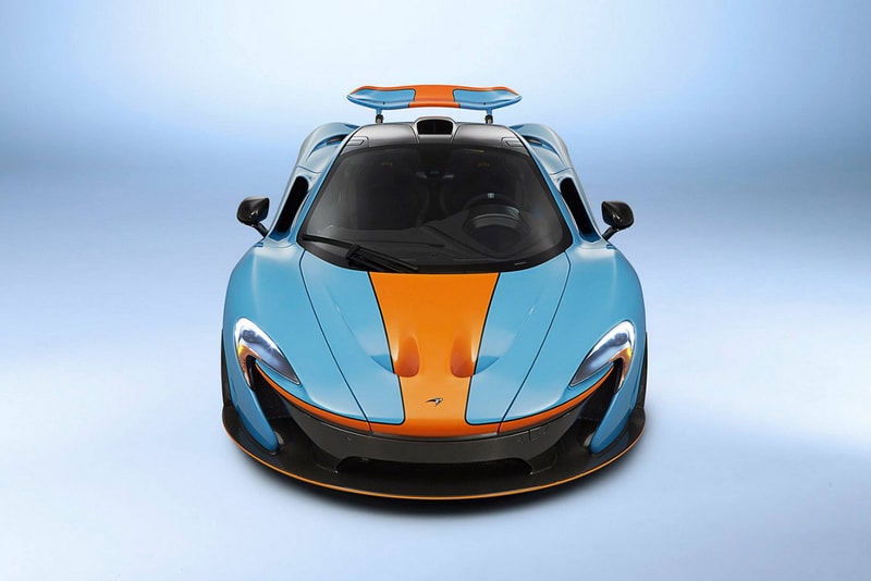 McLaren P1 in Gulf Oil Racing Color Scheme