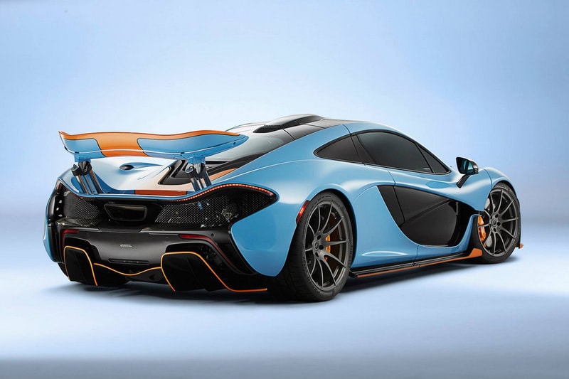 McLaren P1 in Gulf Oil Racing Color Scheme