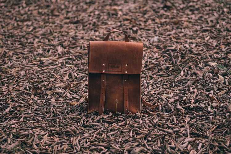 MIFLAND Deluxe Leather Rucksack "Luggage Brown"