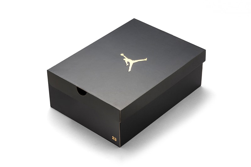A First Look at the 2015 Air Jordan Gold Trimmed Shoebox & Paper
