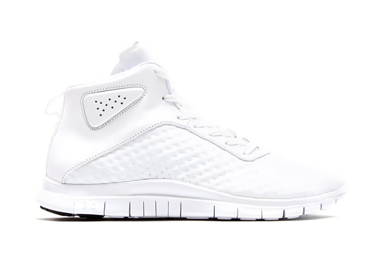 Nike Free Hypervenom Mid "Triple White"